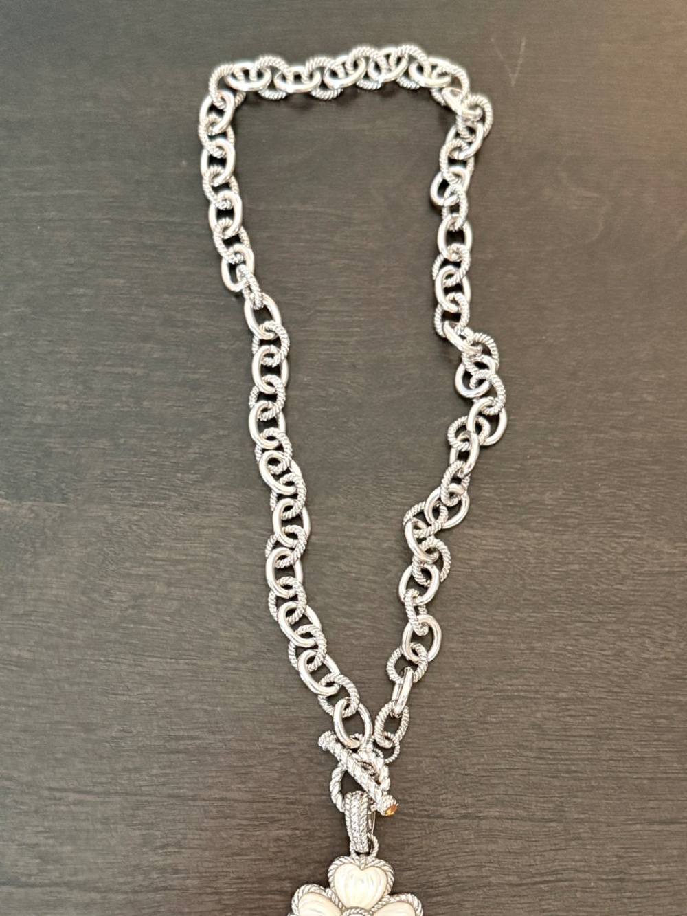 Judith Ripka Heavy Rolo Chain 20” - Picture 10 of 12